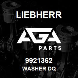 9921362 Liebherr WASHER DQ | AGA Parts