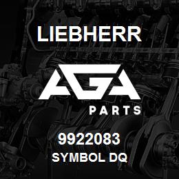 9922083 Liebherr SYMBOL DQ | AGA Parts