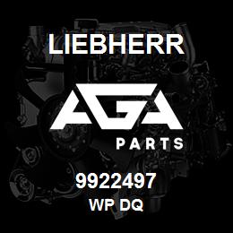 9922497 Liebherr WP DQ | AGA Parts