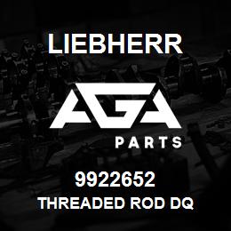 9922652 Liebherr THREADED ROD DQ | AGA Parts