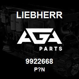 9922668 Liebherr P?N | AGA Parts