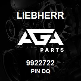 9922722 Liebherr PIN DQ | AGA Parts