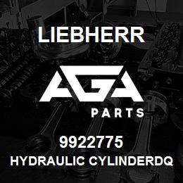 9922775 Liebherr HYDRAULIC CYLINDERDQ | AGA Parts