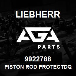 9922788 Liebherr PISTON ROD PROTECTDQ | AGA Parts