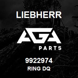 9922974 Liebherr RING DQ | AGA Parts