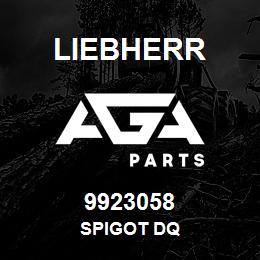 9923058 Liebherr SPIGOT DQ | AGA Parts