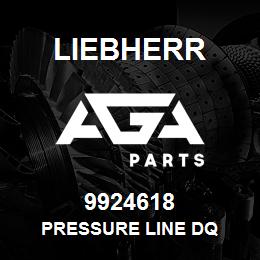 9924618 Liebherr PRESSURE LINE DQ | AGA Parts