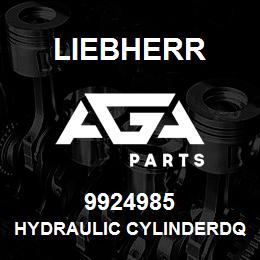 9924985 Liebherr HYDRAULIC CYLINDERDQ | AGA Parts