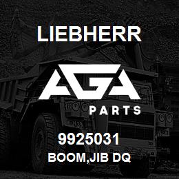 9925031 Liebherr BOOM,JIB DQ | AGA Parts