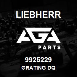 9925229 Liebherr GRATING DQ | AGA Parts