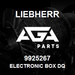 9925267 Liebherr ELECTRONIC BOX DQ | AGA Parts