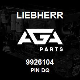 9926104 Liebherr PIN DQ | AGA Parts