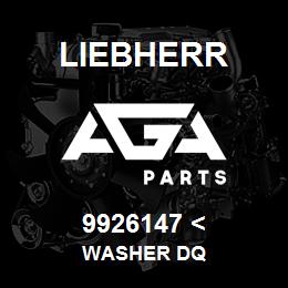 9926147 < Liebherr WASHER DQ | AGA Parts