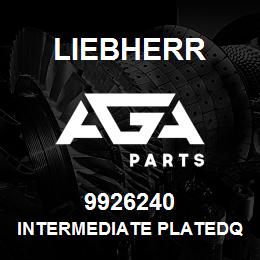 9926240 Liebherr INTERMEDIATE PLATEDQ | AGA Parts