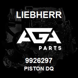 9926297 Liebherr PISTON DQ | AGA Parts