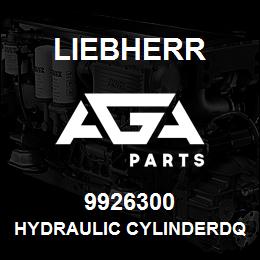 9926300 Liebherr HYDRAULIC CYLINDERDQ | AGA Parts