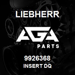 9926368 Liebherr INSERT DQ | AGA Parts