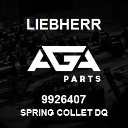 9926407 Liebherr SPRING COLLET DQ | AGA Parts