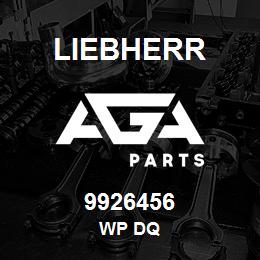 9926456 Liebherr WP DQ | AGA Parts