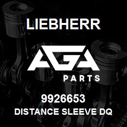 9926653 Liebherr DISTANCE SLEEVE DQ | AGA Parts