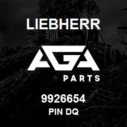 9926654 Liebherr PIN DQ | AGA Parts