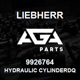 9926764 Liebherr HYDRAULIC CYLINDERDQ | AGA Parts