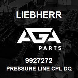 9927272 Liebherr PRESSURE LINE CPL DQ | AGA Parts