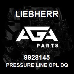 9928145 Liebherr PRESSURE LINE CPL DQ | AGA Parts