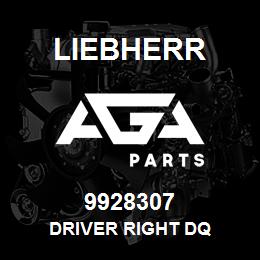 9928307 Liebherr DRIVER RIGHT DQ | AGA Parts