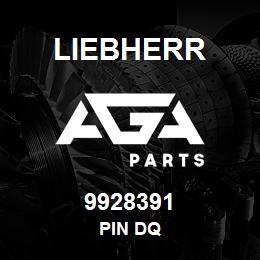 9928391 Liebherr PIN DQ | AGA Parts