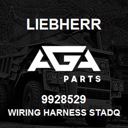 9928529 Liebherr WIRING HARNESS STADQ | AGA Parts