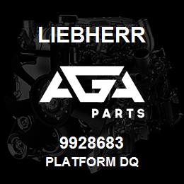 9928683 Liebherr PLATFORM DQ | AGA Parts