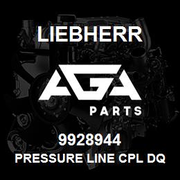 9928944 Liebherr PRESSURE LINE CPL DQ | AGA Parts