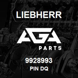 9928993 Liebherr PIN DQ | AGA Parts