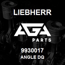 9930017 Liebherr ANGLE DQ | AGA Parts