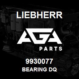 9930077 Liebherr BEARING DQ | AGA Parts