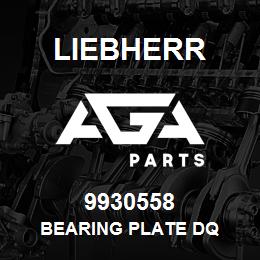 9930558 Liebherr BEARING PLATE DQ | AGA Parts