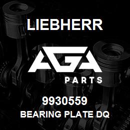 9930559 Liebherr BEARING PLATE DQ | AGA Parts