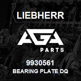 9930561 Liebherr BEARING PLATE DQ | AGA Parts