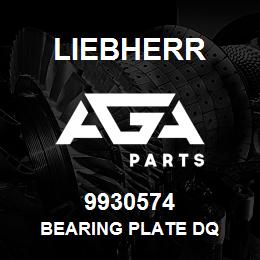 9930574 Liebherr BEARING PLATE DQ | AGA Parts