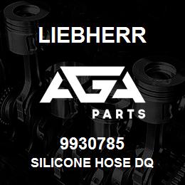 9930785 Liebherr SILICONE HOSE DQ | AGA Parts