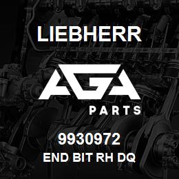 9930972 Liebherr END BIT RH DQ | AGA Parts