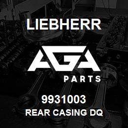 9931003 Liebherr REAR CASING DQ | AGA Parts