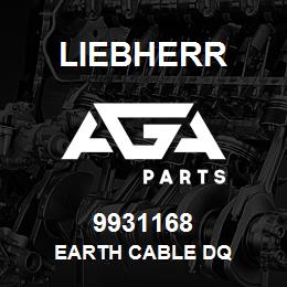 9931168 Liebherr EARTH CABLE DQ | AGA Parts