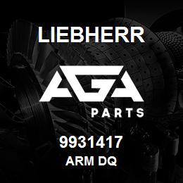 9931417 Liebherr ARM DQ | AGA Parts