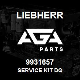 9931657 Liebherr SERVICE KIT DQ | AGA Parts