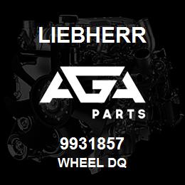 9931857 Liebherr WHEEL DQ | AGA Parts