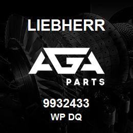 9932433 Liebherr WP DQ | AGA Parts