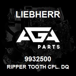 9932500 Liebherr RIPPER TOOTH CPL. DQ | AGA Parts