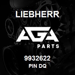 9932622 Liebherr PIN DQ | AGA Parts